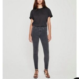 AG Jeans Farrah High Waist Skinny Jeans Gray Wash Sz 32 NWT‎